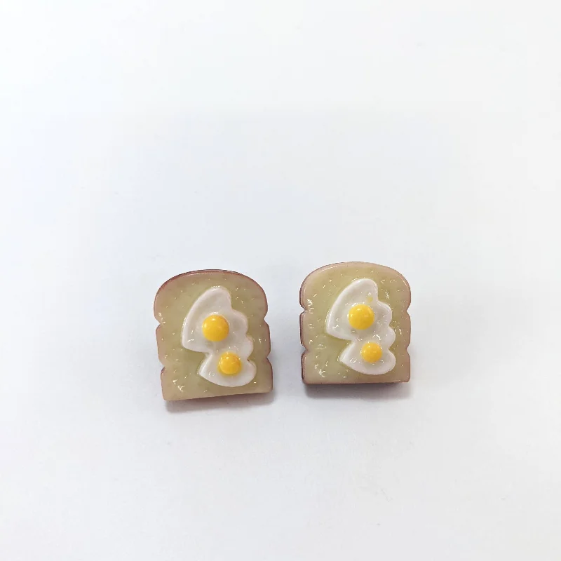 I Love Egg Earrings