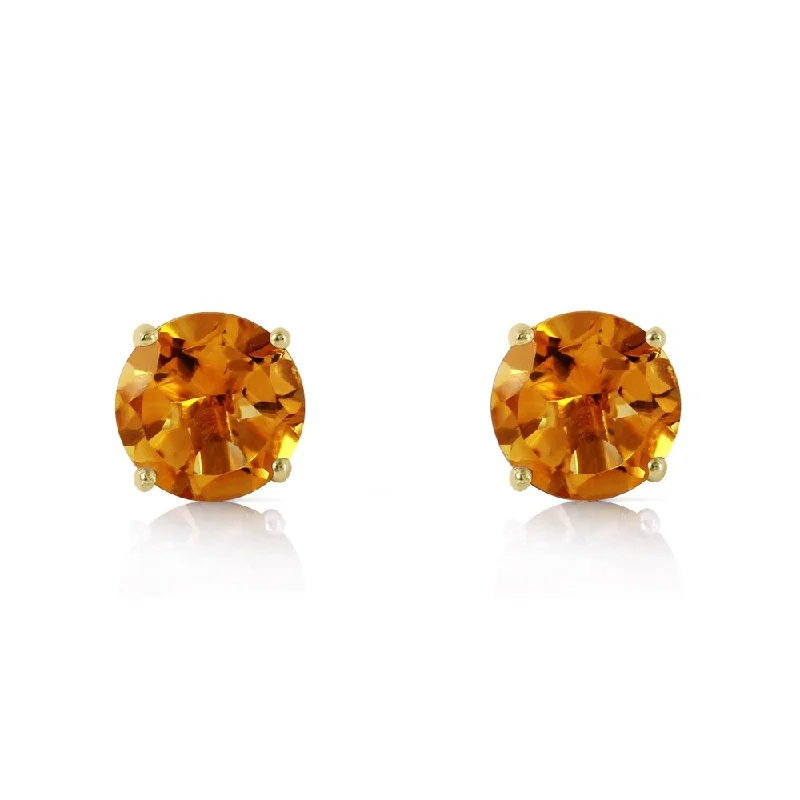 0.95 Carat 14K Solid Gold Somebody to Love Citrine Earrings