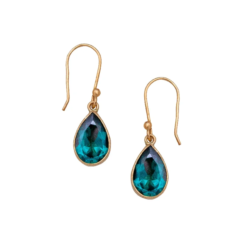 Alchemia Chrome Dioptase Drop Earrings