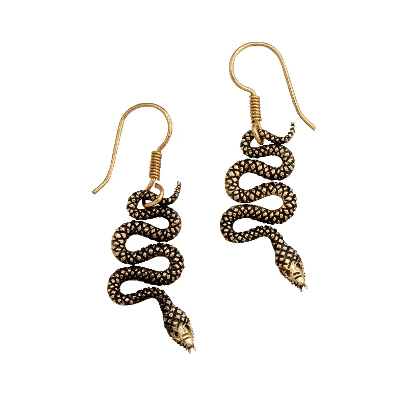 Alchemia Snake Drop Earrings