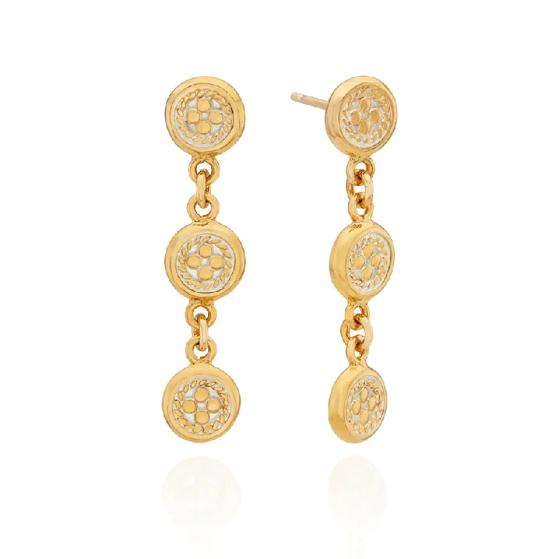 Anna Beck Classic Triple Drop Earrings