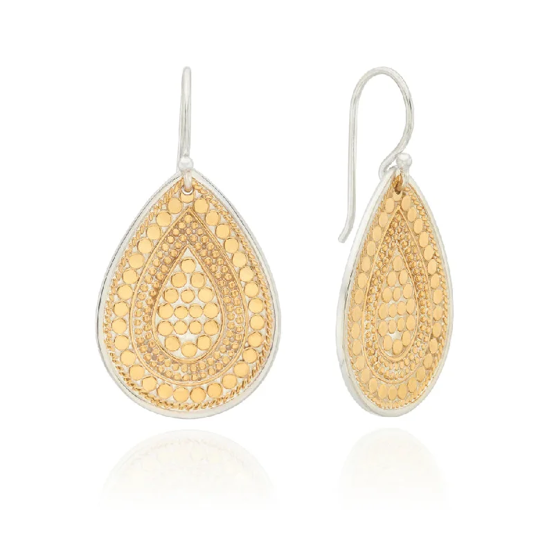 Anna Beck Contrast Dotted Teardrop Earrings