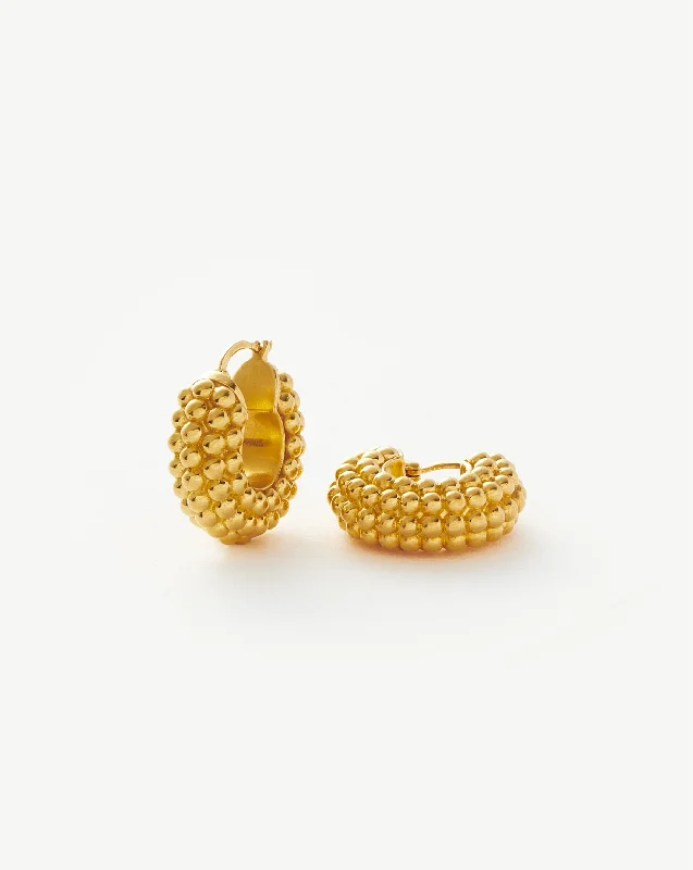 Baya Hoop Earrings | 18k Gold Plated