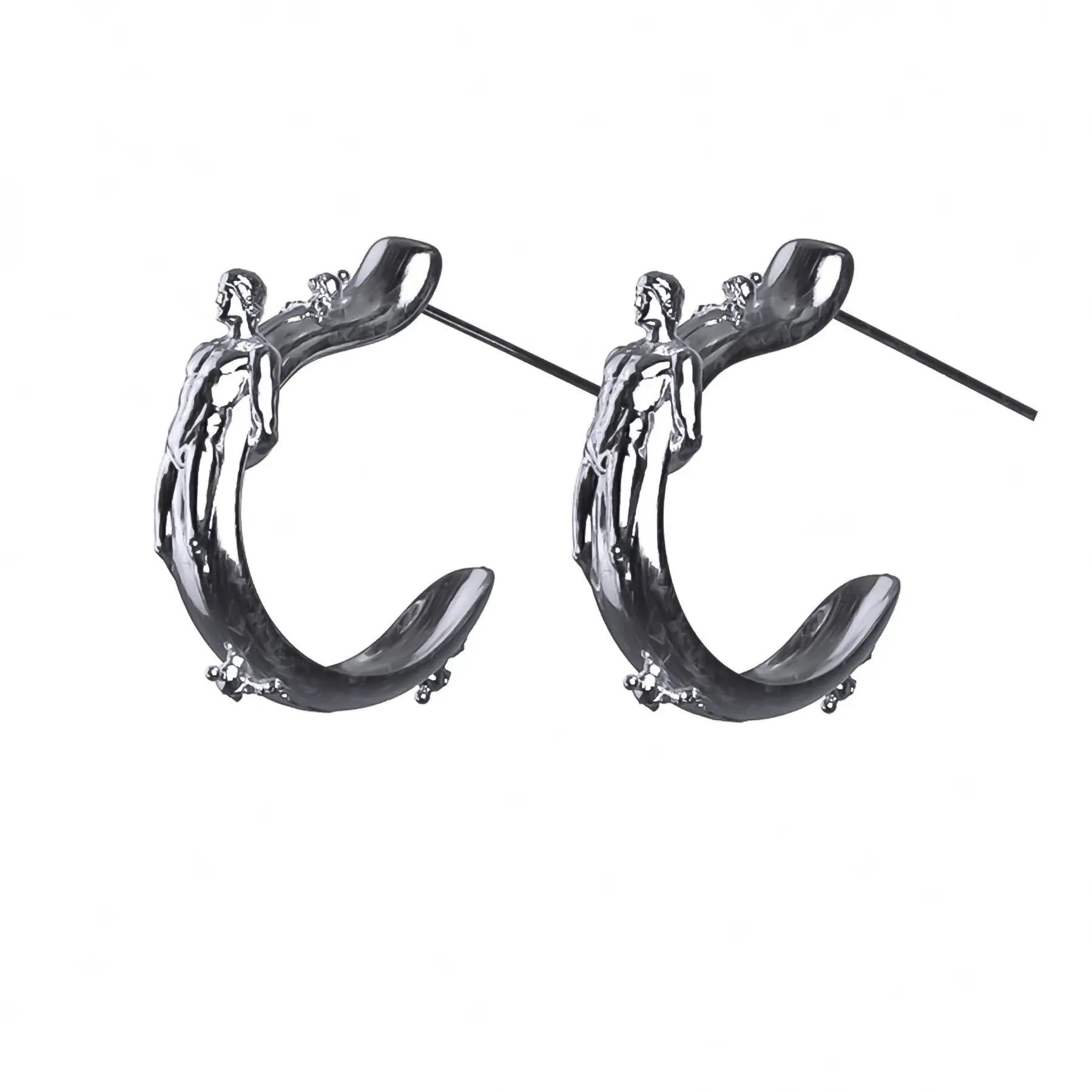 CONDEMNED OPEN HOOP EARRING