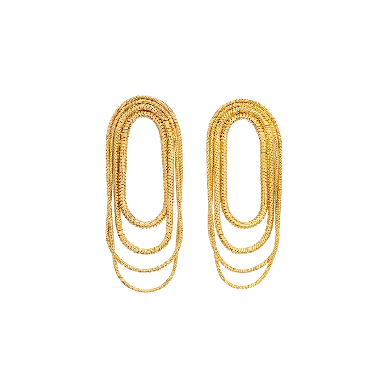 Fernando Jorge 'Parallel' Multi Chain Earrings