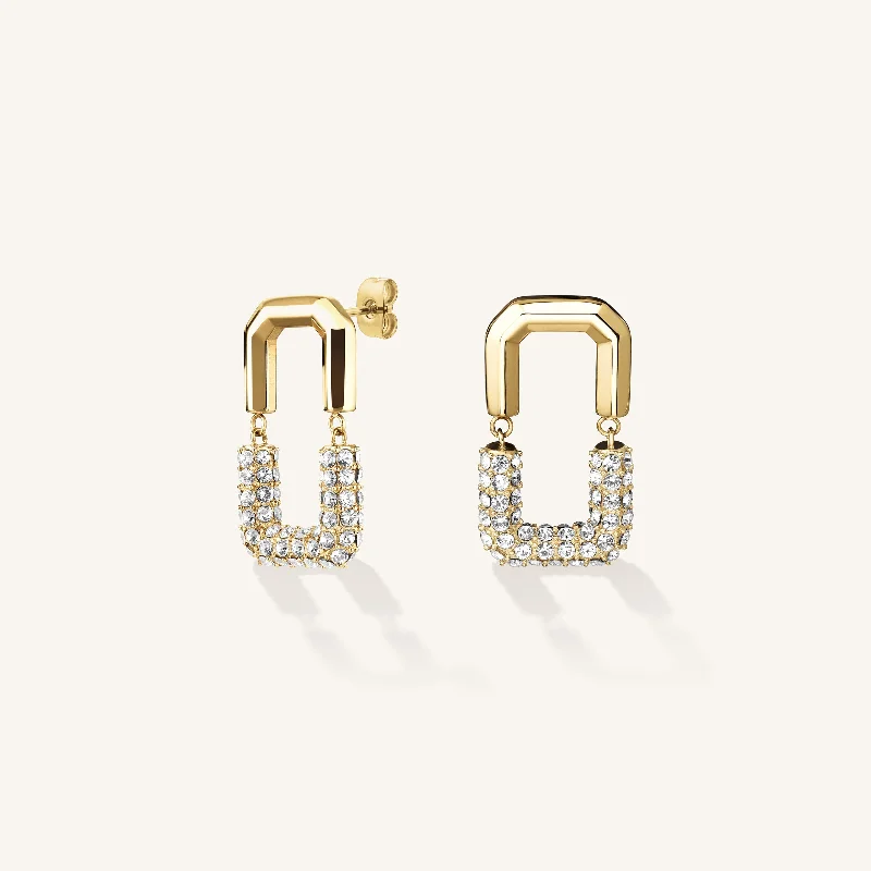 Half Studs Earrings