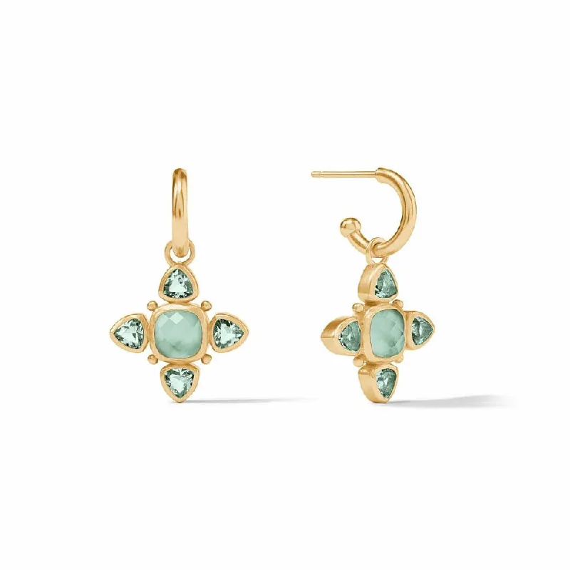 Julie Vos Aquitaine Hoop & Charm Earring