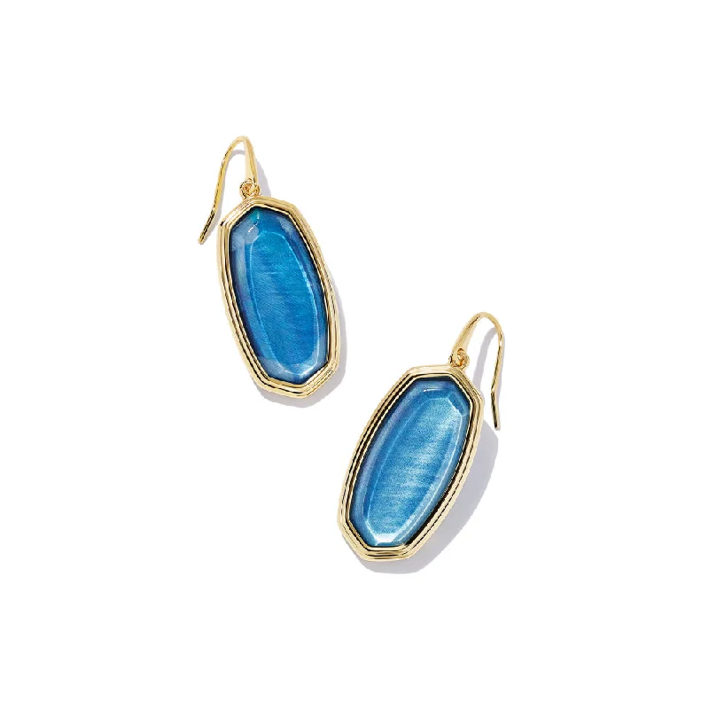 Kendra Scott Framed Elle Gold Drop Earrings