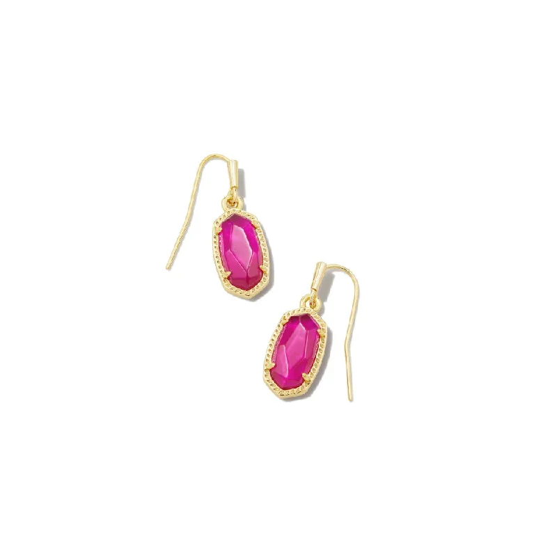 Kendra Scott Lee Gold Drop Earrings in Azalea Illusion