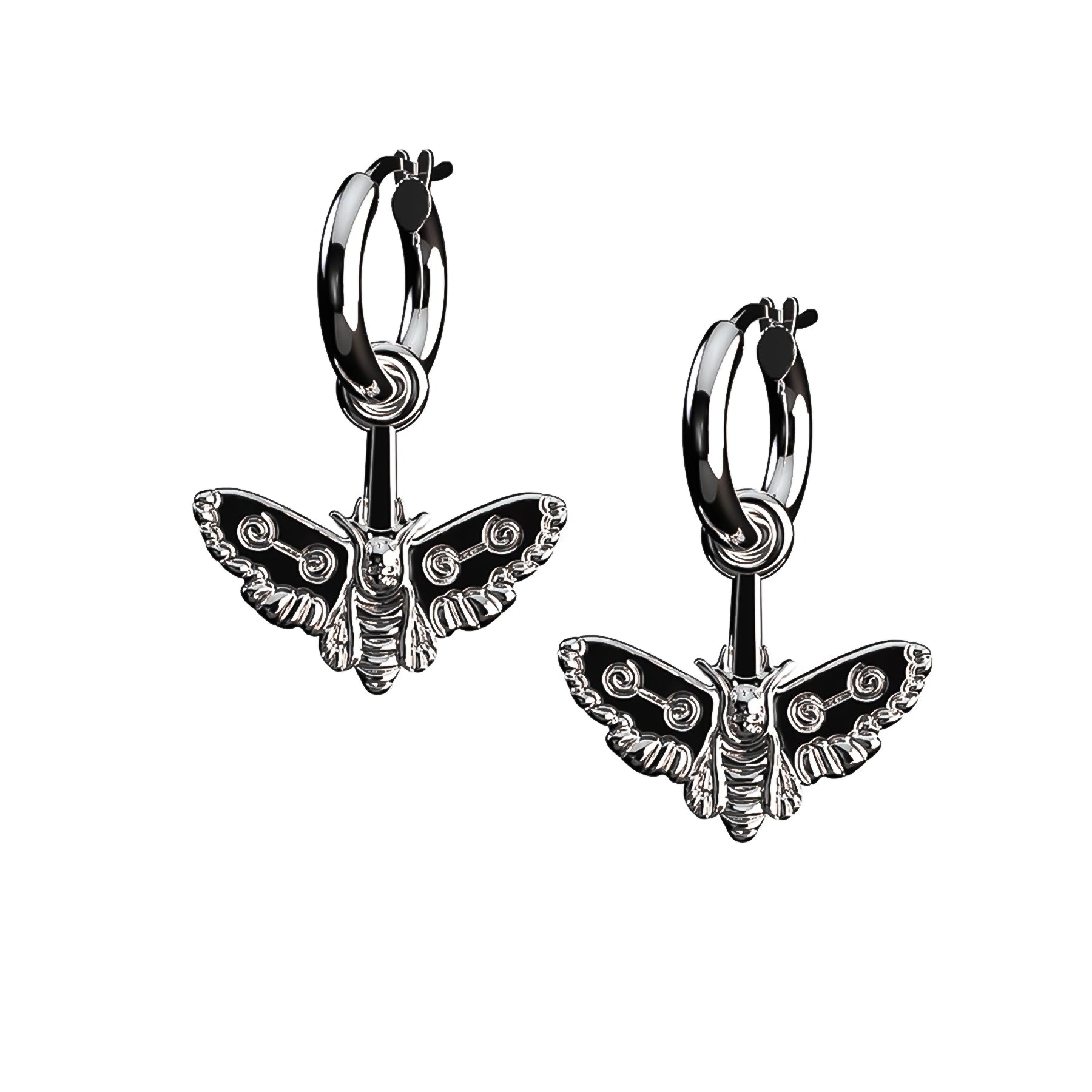 MOTH DANGLE EARRING