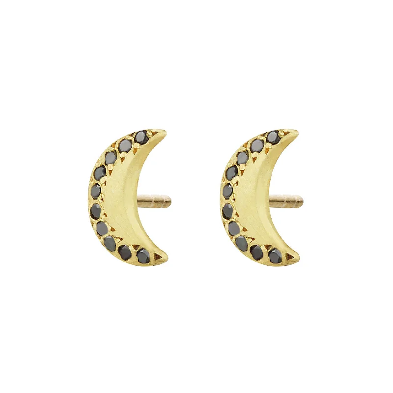 Queen of the Night Studs, Black Diamond