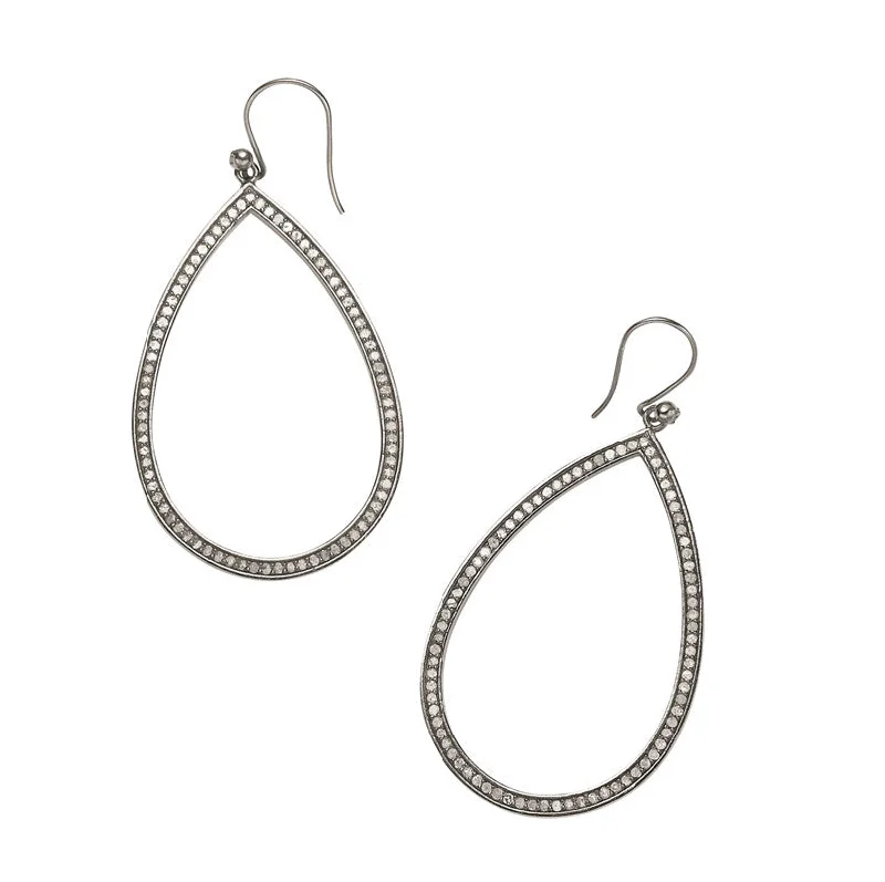 Diamond Teardrop Earrings