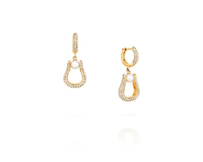 Stirrup Elegant Drop Earrings