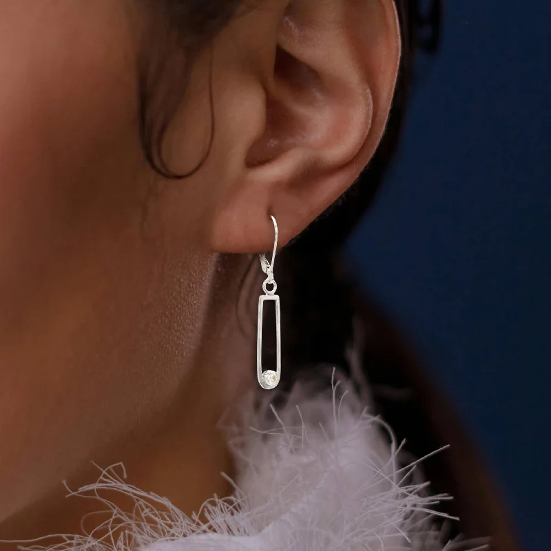 U-Shaped Drop Earrings